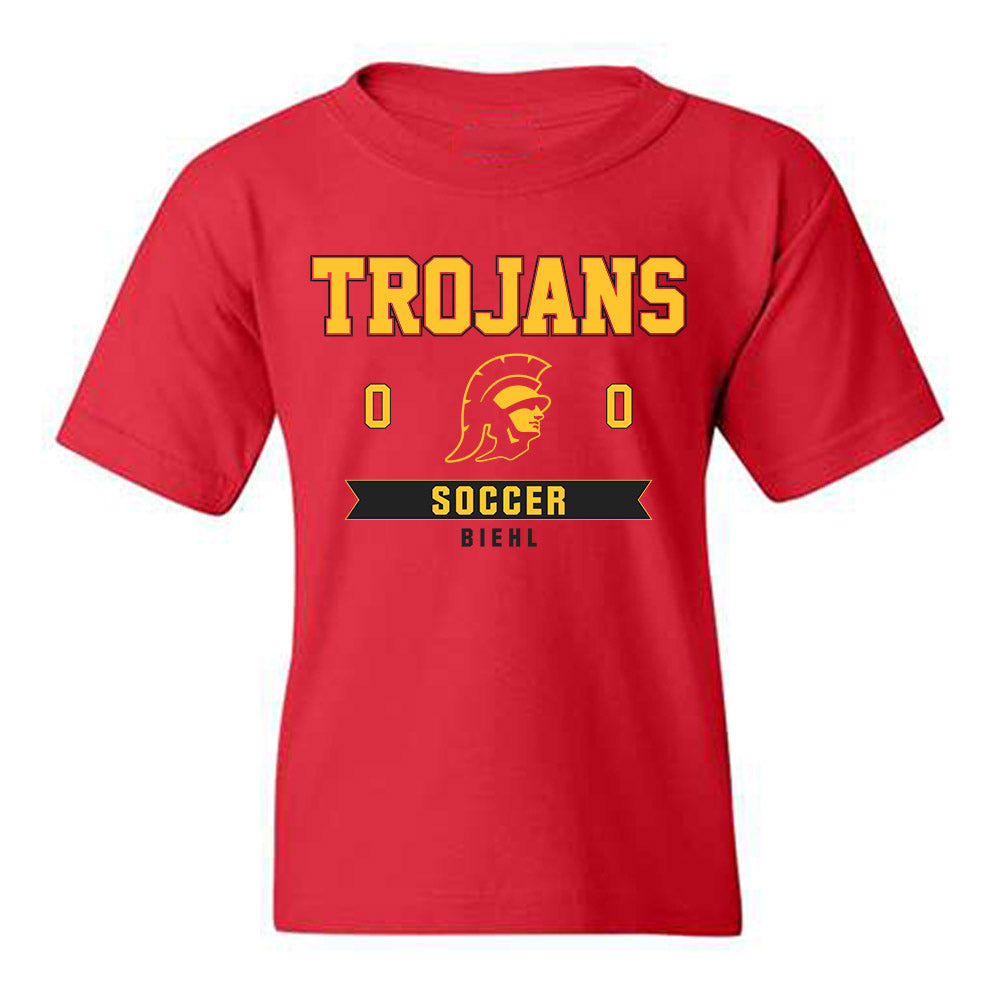 USC - NCAA Women's Soccer : Josie Biehl - Classic Fashion Shersey Youth T-Shirt-0