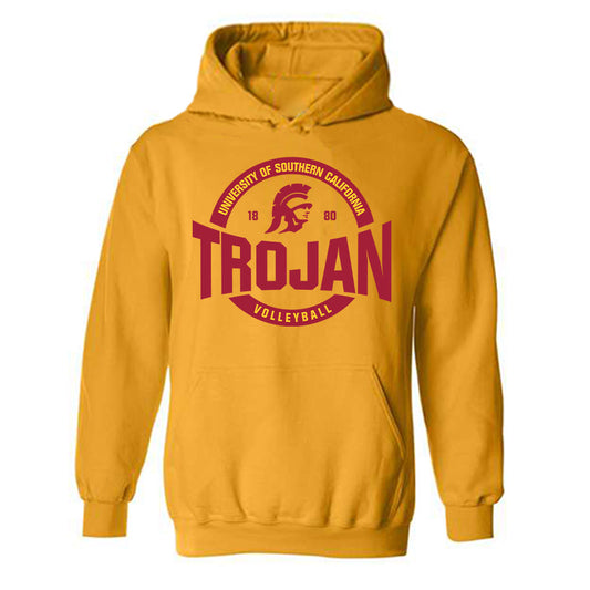 USC - NCAA Women's Volleyball : Elena Baic - Classic Fashion Shersey Hooded Sweatshirt-0