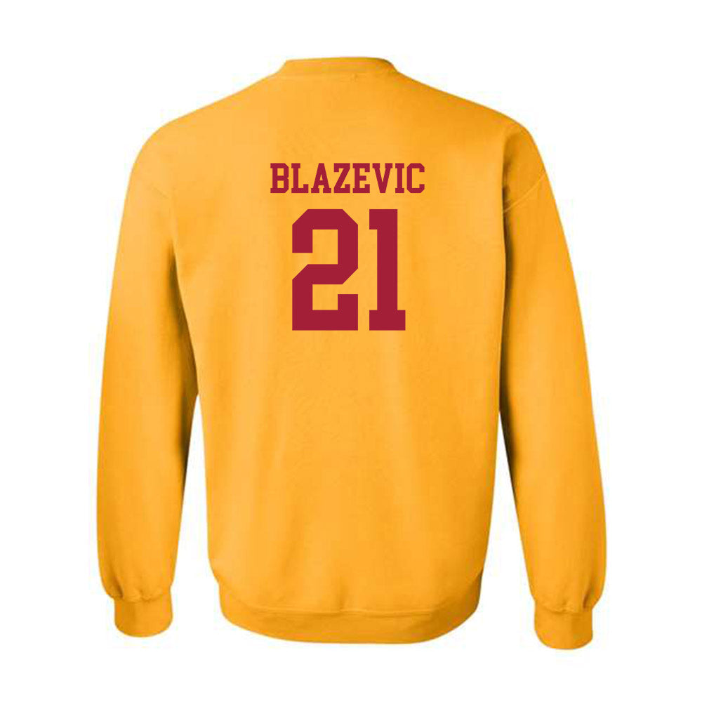 USC - NCAA Women's Water Polo : Natalia Blazevic - Classic Shersey Crewneck Sweatshirt-1