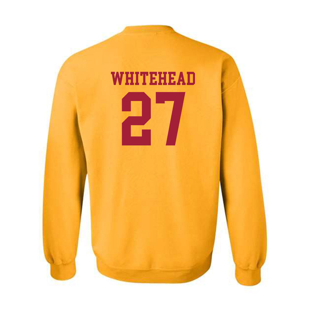 USC - NCAA Baseball : Ace Whitehead - Classic Shersey Crewneck Sweatshirt-1