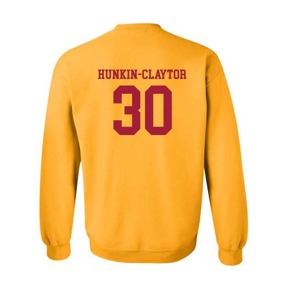 USC - NCAA Men's Basketball : Aaron Hunkin-Claytor - Classic Shersey Crewneck Sweatshirt-1