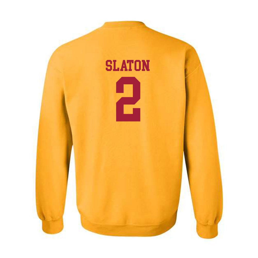 USC - NCAA Baseball : Brock Slaton - Classic Shersey Crewneck Sweatshirt-1
