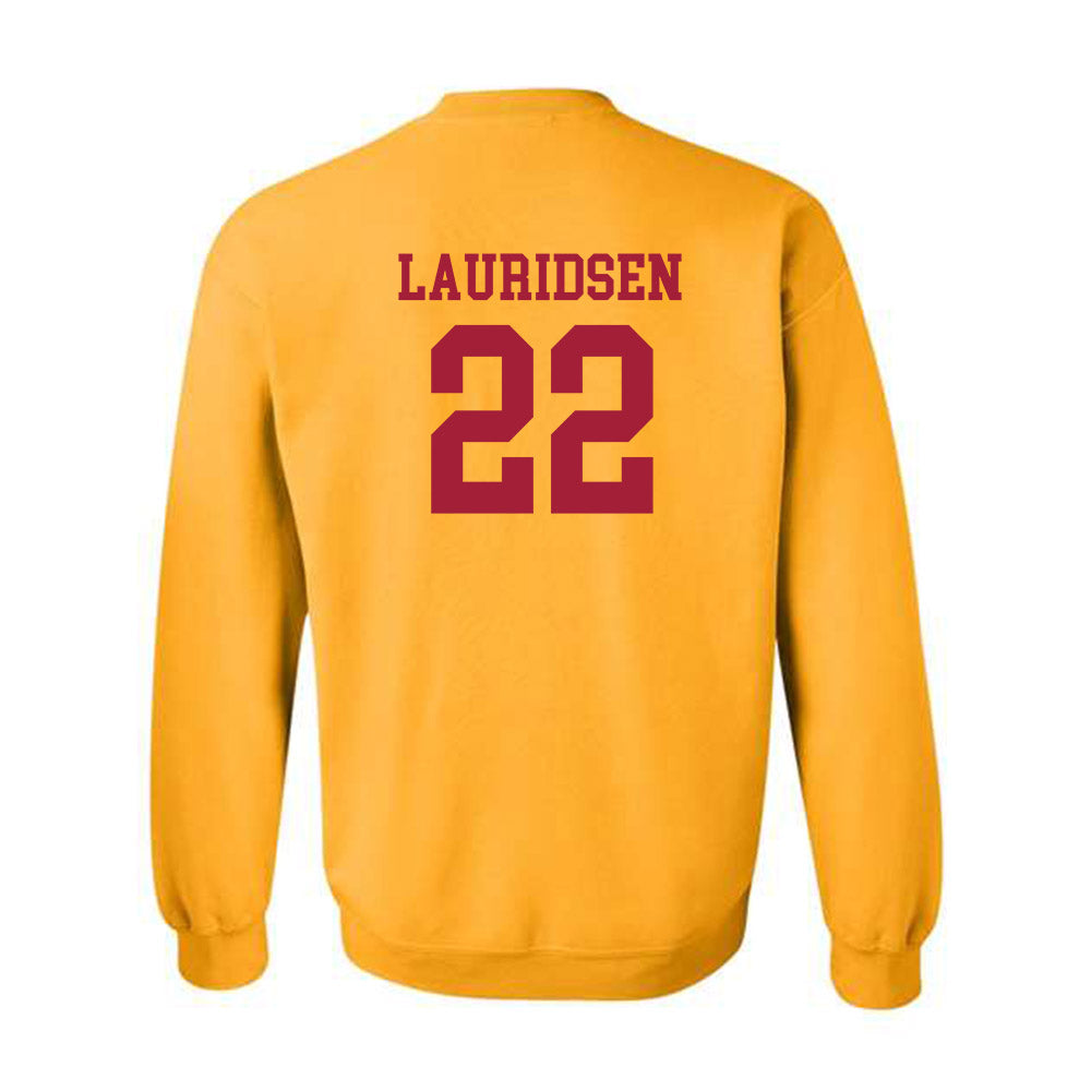 USC - NCAA Baseball : Gavin Lauridsen - Classic Shersey Crewneck Sweatshirt-1