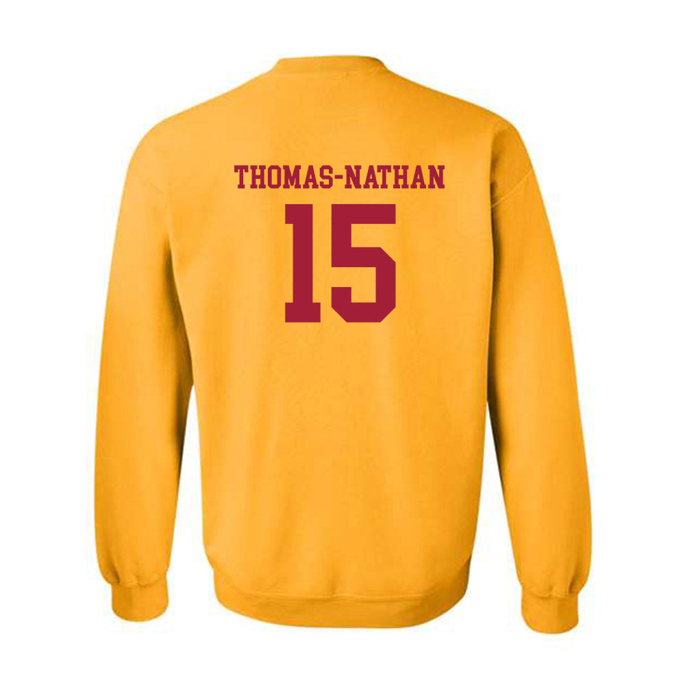 USC - NCAA Women's Volleyball : Dani Thomas-Nathan - Classic Shersey Crewneck Sweatshirt-1