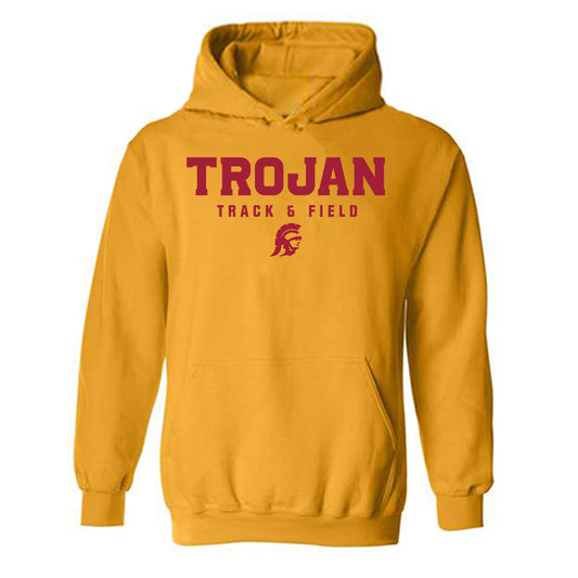 USC - NCAA Women's Track & Field : Dajaz DeFrand - Classic Shersey Hooded Sweatshirt-0