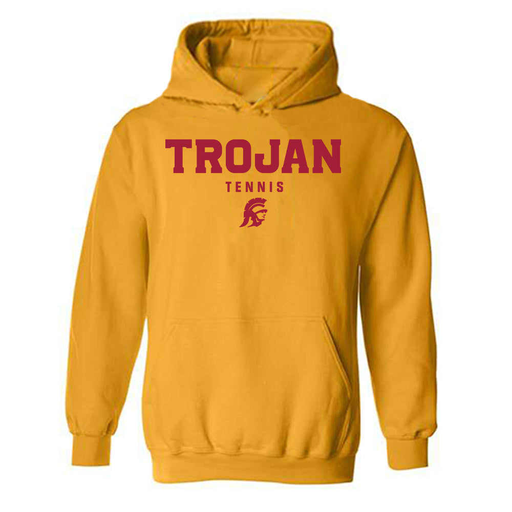 USC - NCAA Women's Tennis : Parker Fry - Classic Shersey Hooded Sweatshirt-0