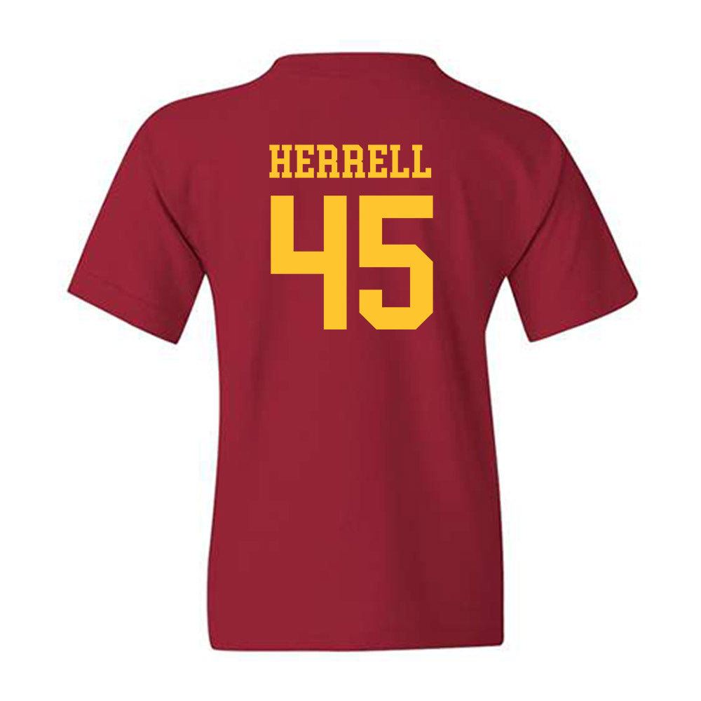 USC - NCAA Baseball : Chase Herrell - Classic Shersey Youth T-Shirt-1