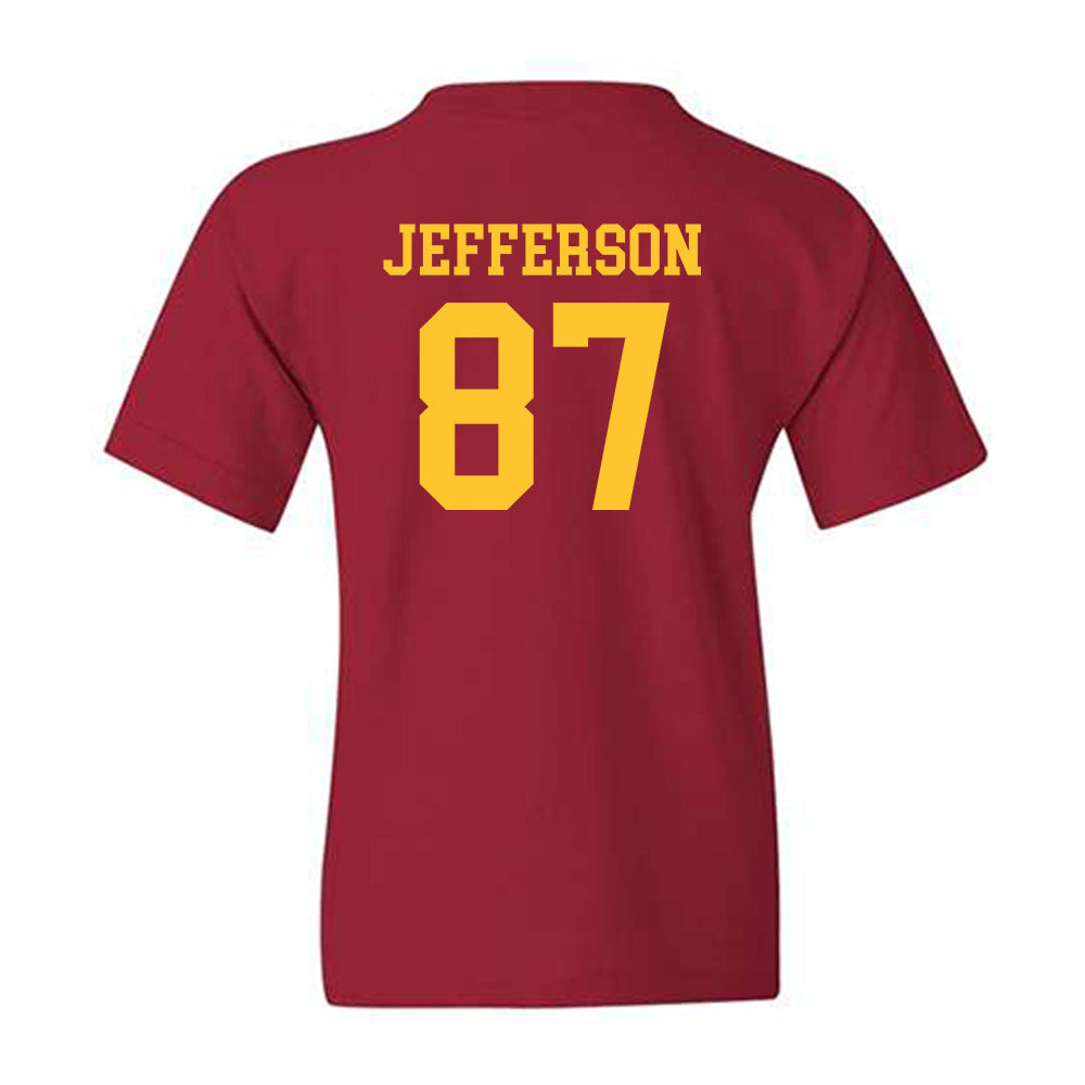 USC - NCAA Football : Josiah Jefferson - Classic Shersey Youth T-Shirt-1