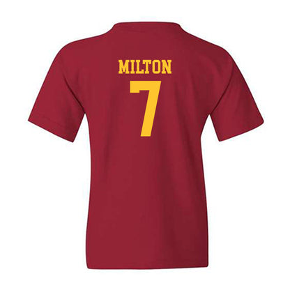 USC - NCAA Women's Basketball : Yakiya Milton - Classic Shersey Youth T-Shirt-1