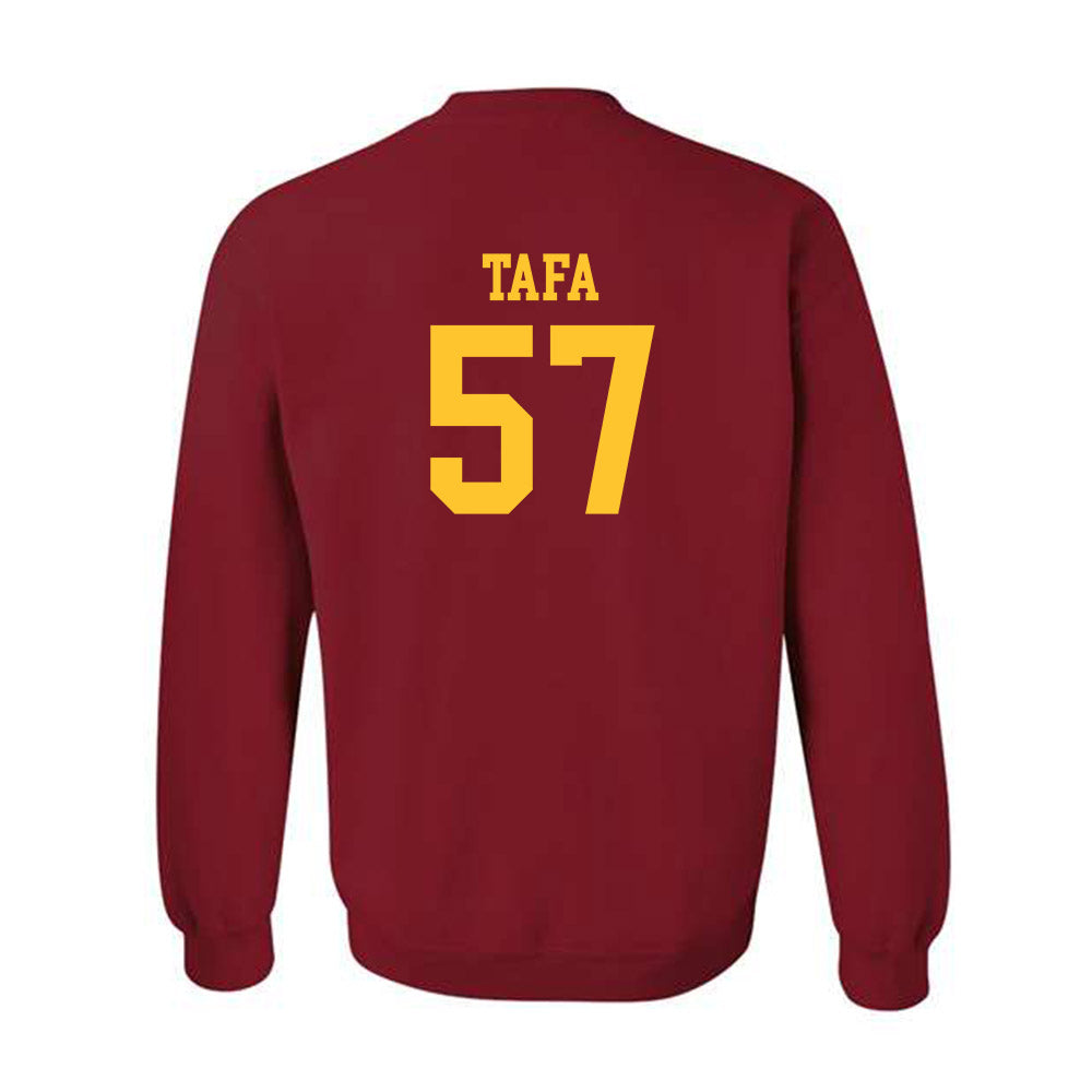 USC - NCAA Football : Esun Tafa - Classic Shersey Crewneck Sweatshirt-1