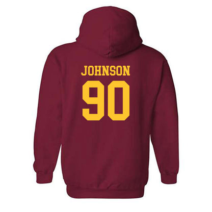 USC - NCAA Football : Jake Johnson - Classic Shersey Hooded Sweatshirt-1