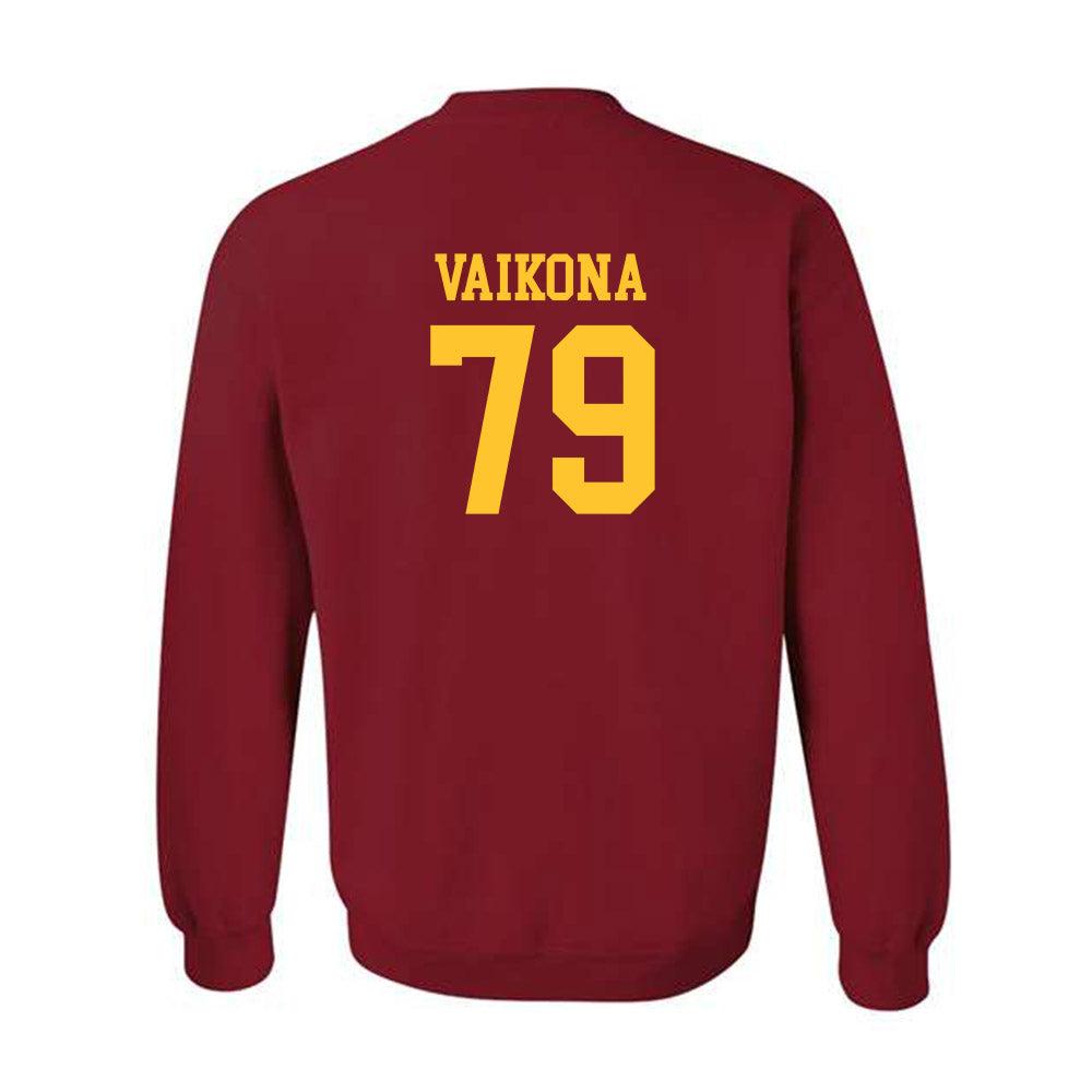USC - NCAA Football : Elijah Vaikona - Classic Shersey Crewneck Sweatshirt-1