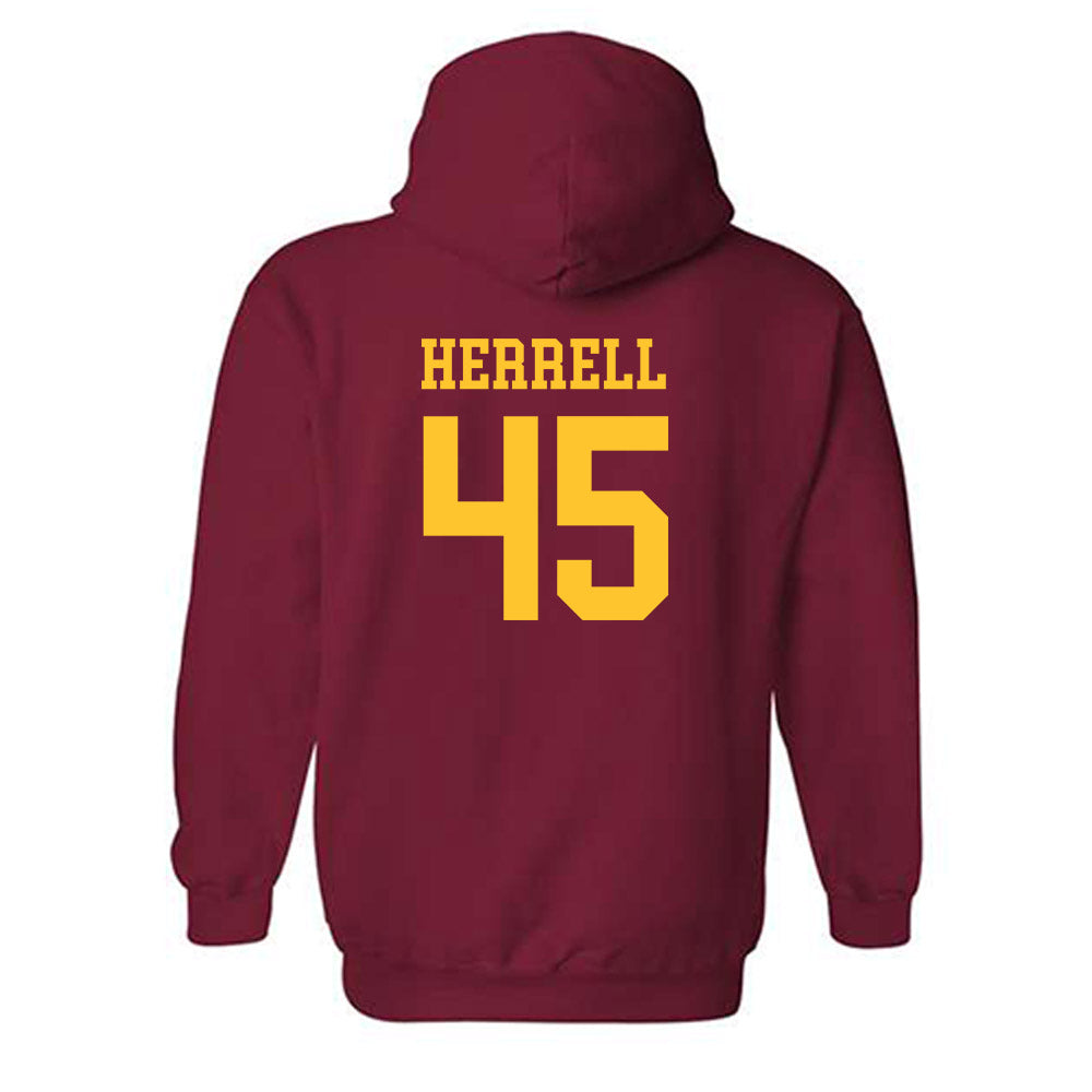 USC - NCAA Baseball : Chase Herrell - Classic Shersey Hooded Sweatshirt-1