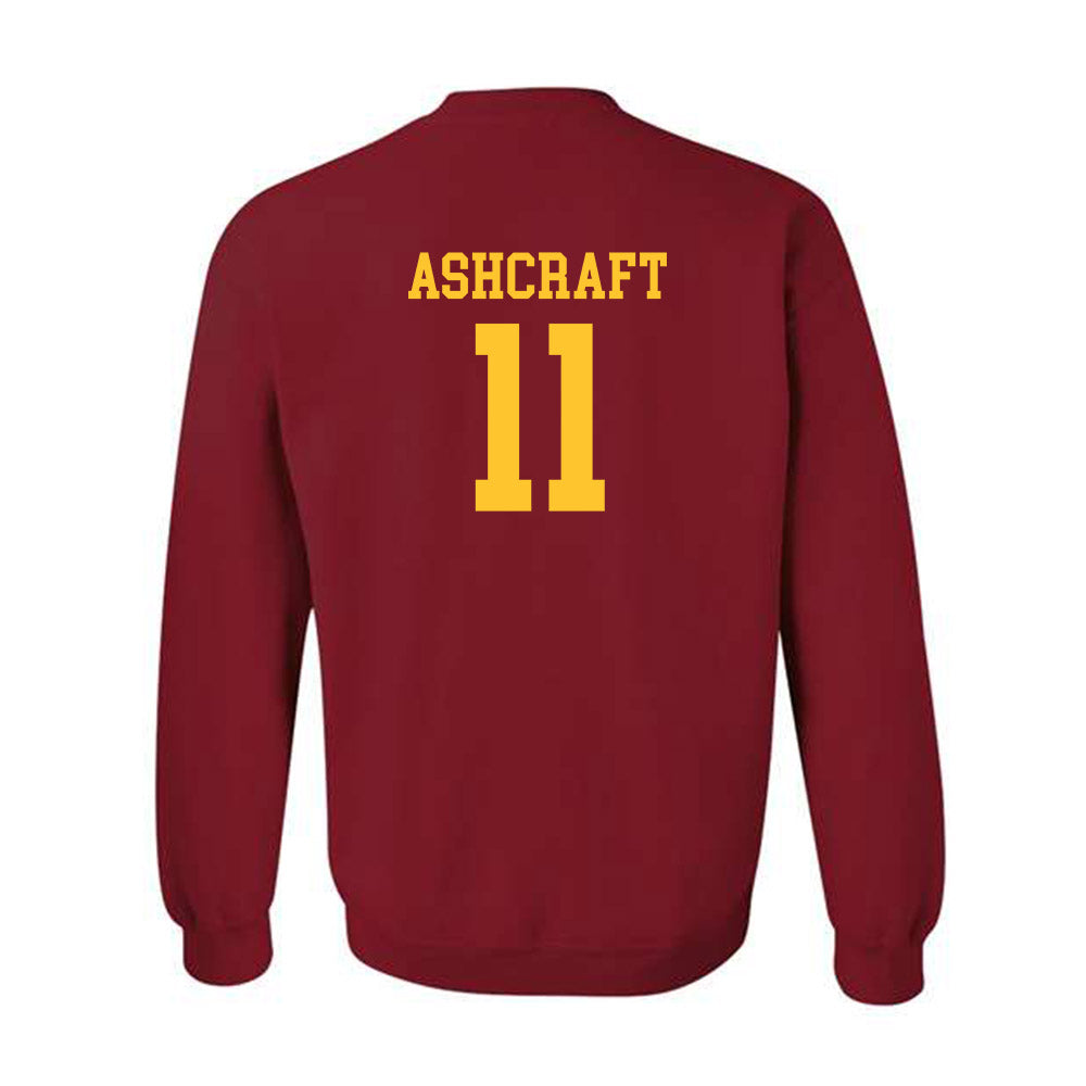 USC - NCAA Football : Tucker Ashcraft - Classic Shersey Crewneck Sweatshirt-1