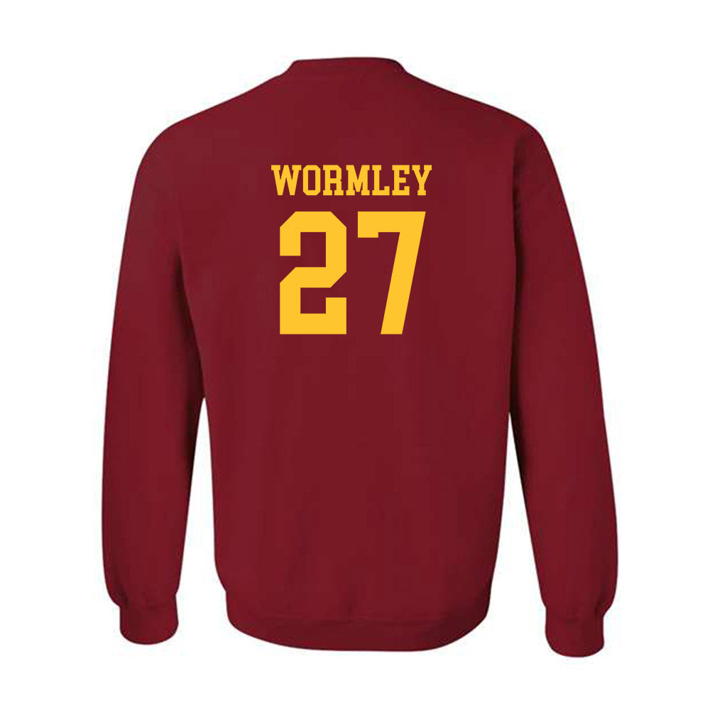 USC - NCAA Football : Riley Wormley - Classic Shersey Crewneck Sweatshirt-1