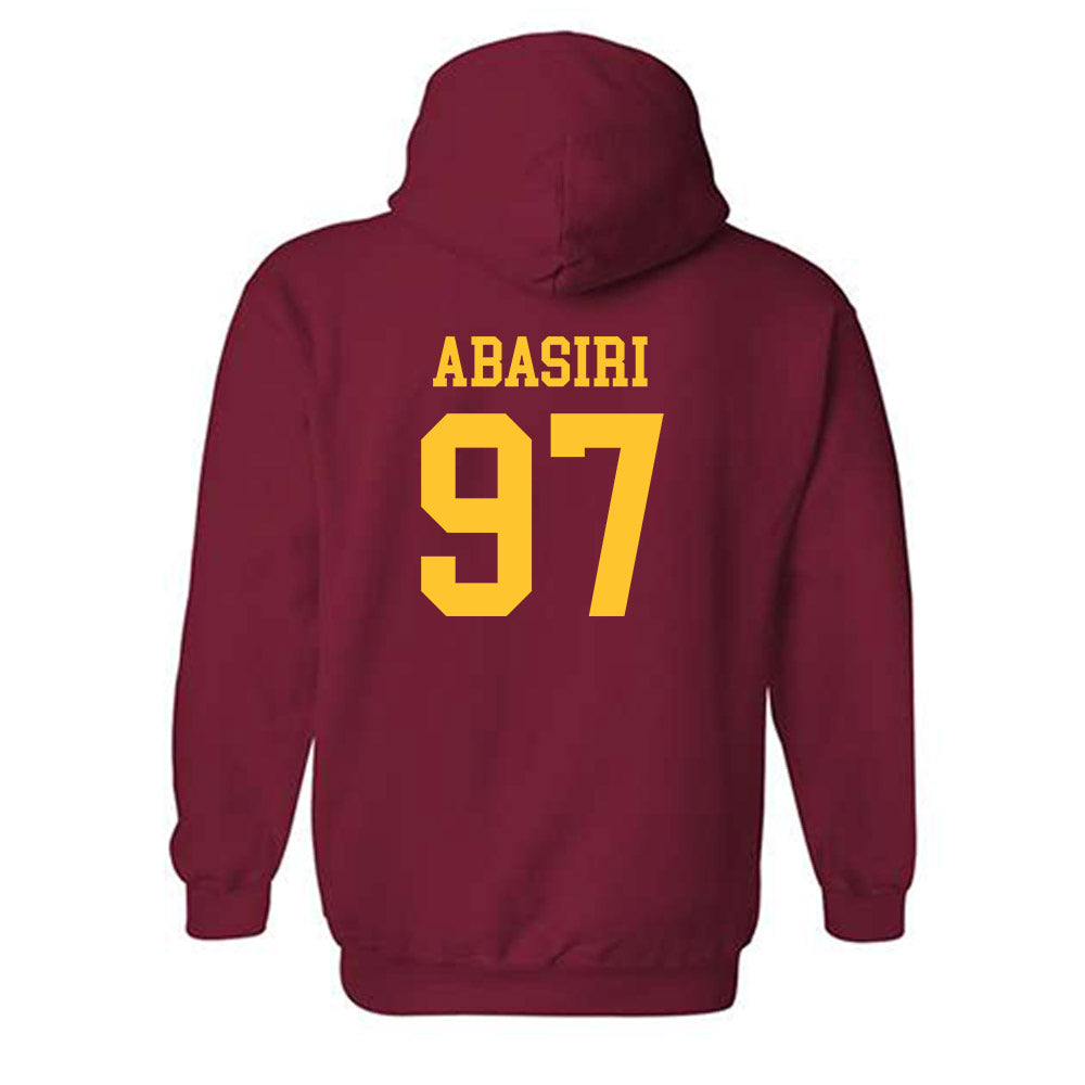 USC - NCAA Football : Jide Abasiri - Classic Shersey Hooded Sweatshirt-1
