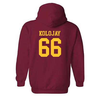 USC - NCAA Football : Breck Kolojay - Classic Shersey Hooded Sweatshirt-1