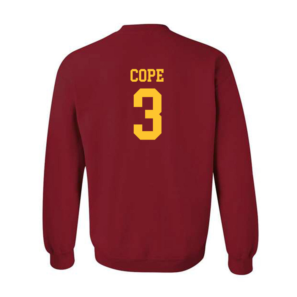 USC - NCAA Women's Lacrosse : Lillie bea Cope - Classic Shersey Crewneck Sweatshirt-1