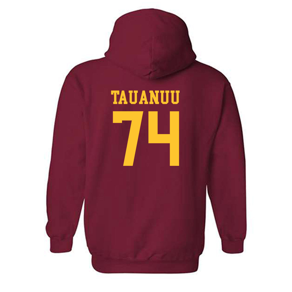 USC - NCAA Football : Justin Tauanuu - Classic Shersey Hooded Sweatshirt-1