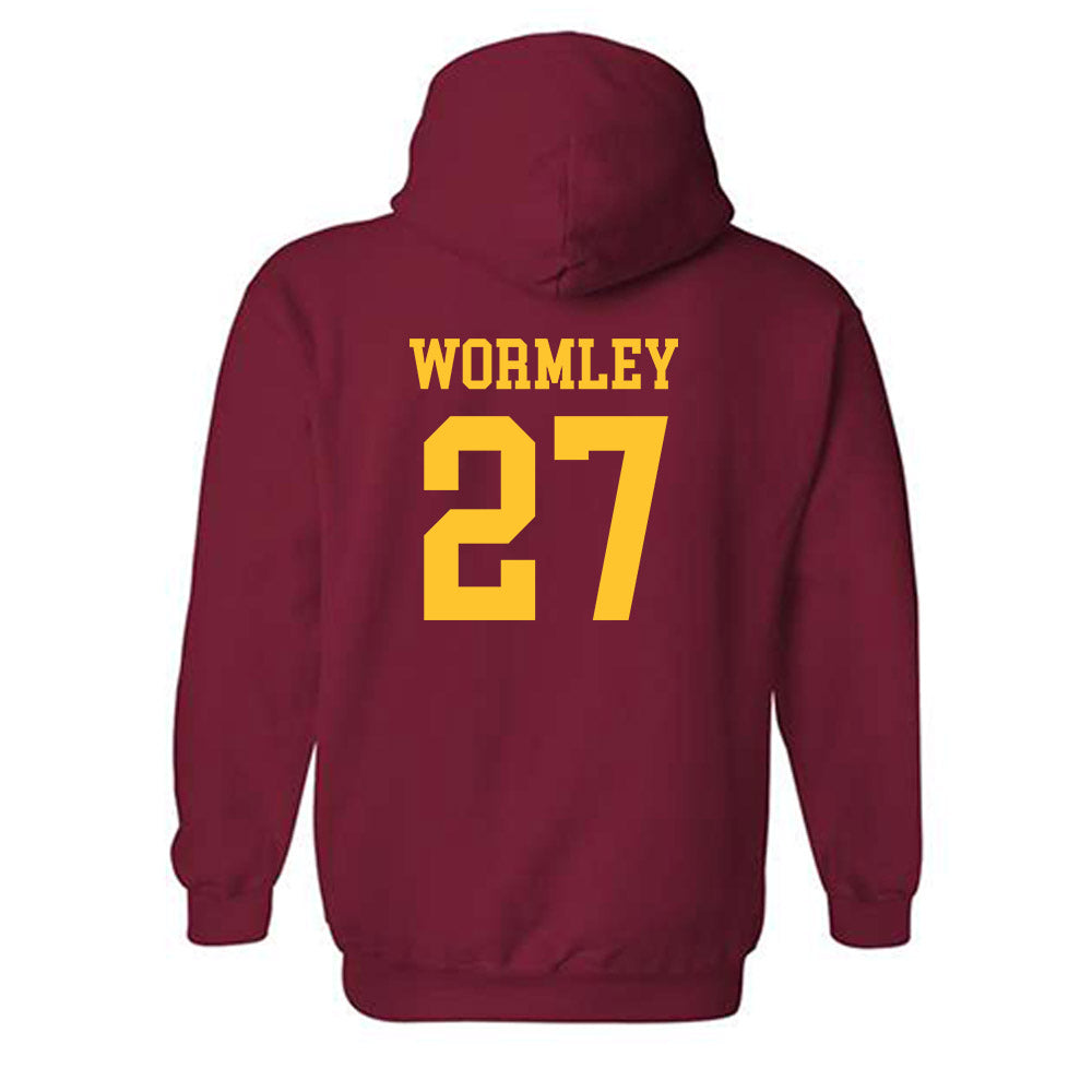 USC - NCAA Football : Riley Wormley - Classic Shersey Hooded Sweatshirt-1