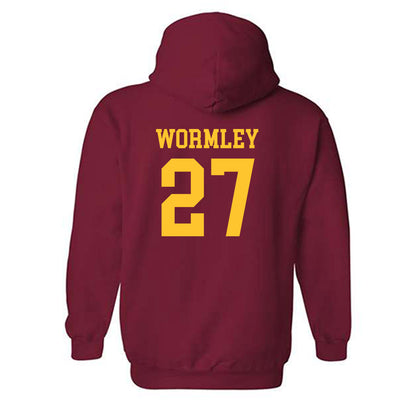 USC - NCAA Football : Riley Wormley - Classic Shersey Hooded Sweatshirt-1
