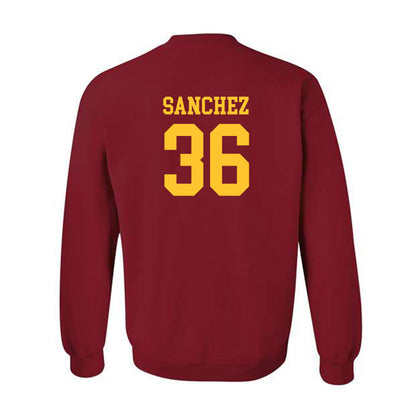 USC - NCAA Football : Rey Sanchez - Classic Shersey Crewneck Sweatshirt-1