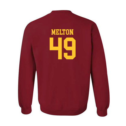 USC - NCAA Football : Fisher Melton - Classic Shersey Crewneck Sweatshirt-1