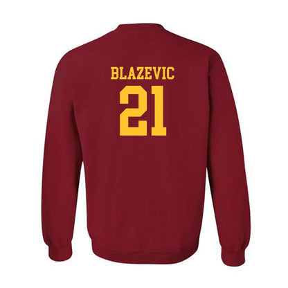 USC - NCAA Women's Water Polo : Natalia Blazevic - Classic Shersey Crewneck Sweatshirt-1