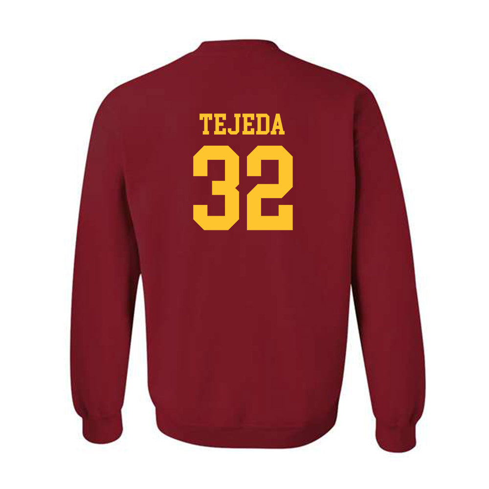 USC - NCAA Baseball : Richard Tejeda - Classic Shersey Crewneck Sweatshirt-1