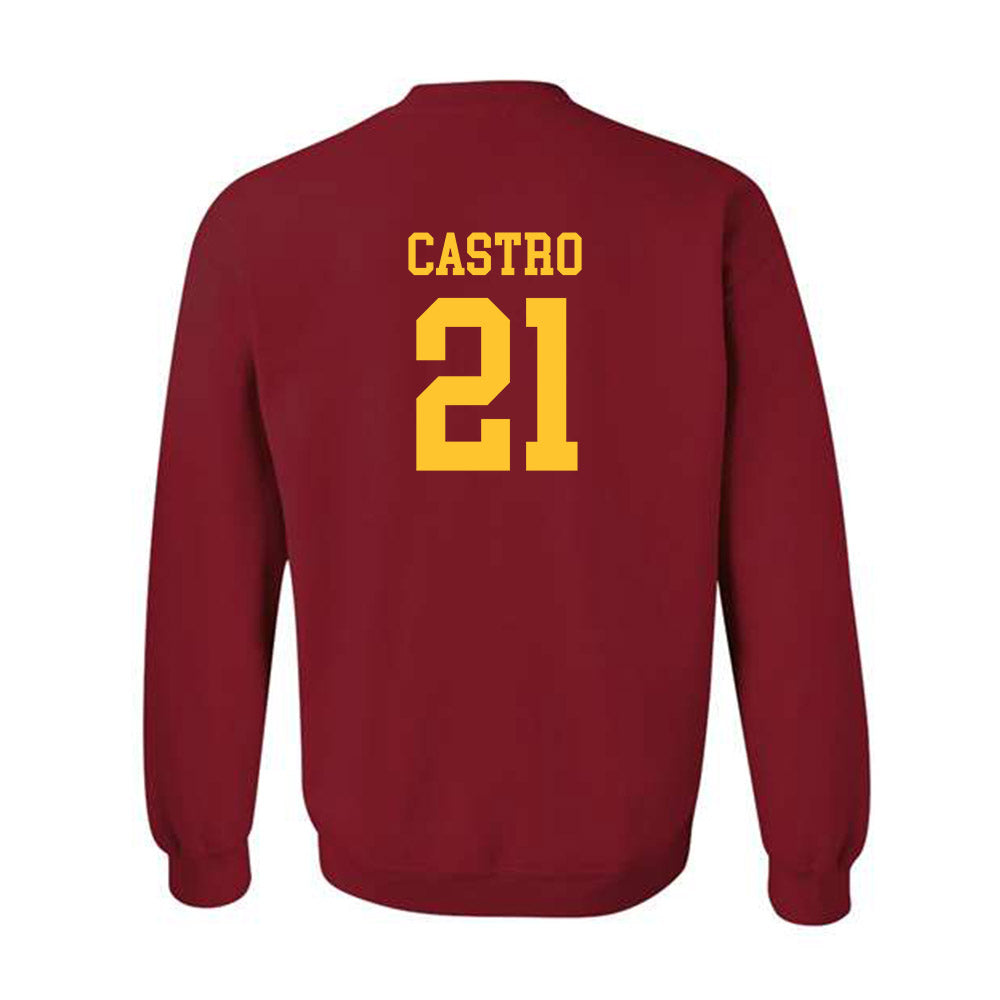 USC - NCAA Football : Trestin Castro - Classic Shersey Crewneck Sweatshirt-1