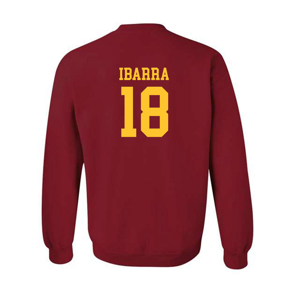 USC - NCAA Baseball : Isaiah Ibarra - Classic Shersey Crewneck Sweatshirt-1