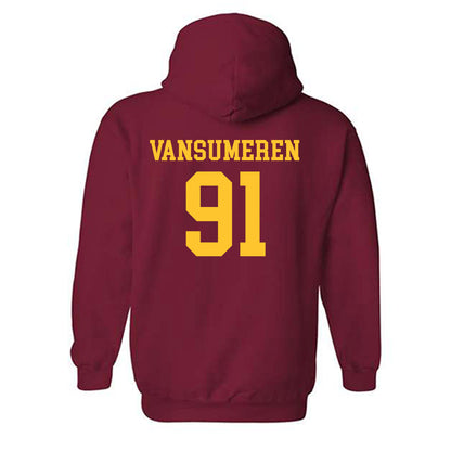 USC - NCAA Football : Alex VanSumeren - Classic Shersey Hooded Sweatshirt-1