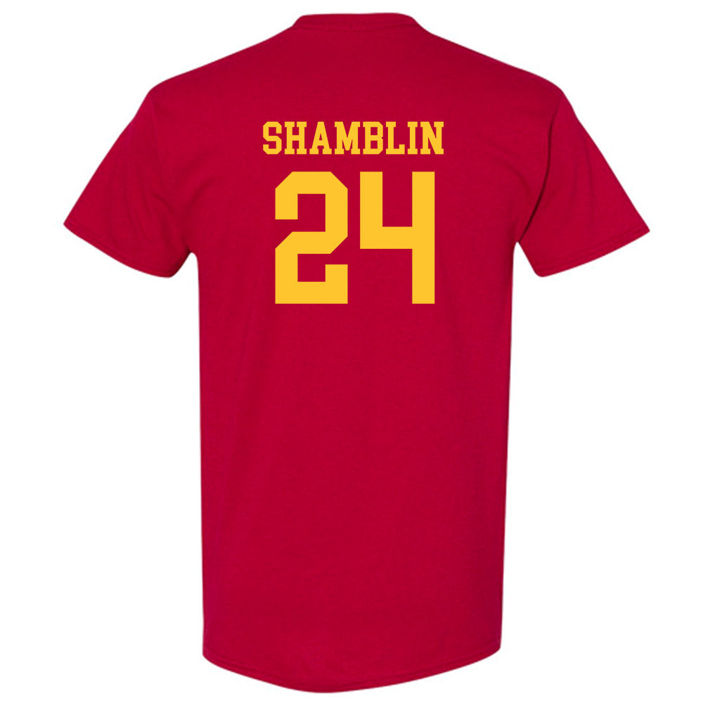 USC - NCAA Women's Basketball : Brooklyn Shamblin - Classic Shersey T-Shirt-1