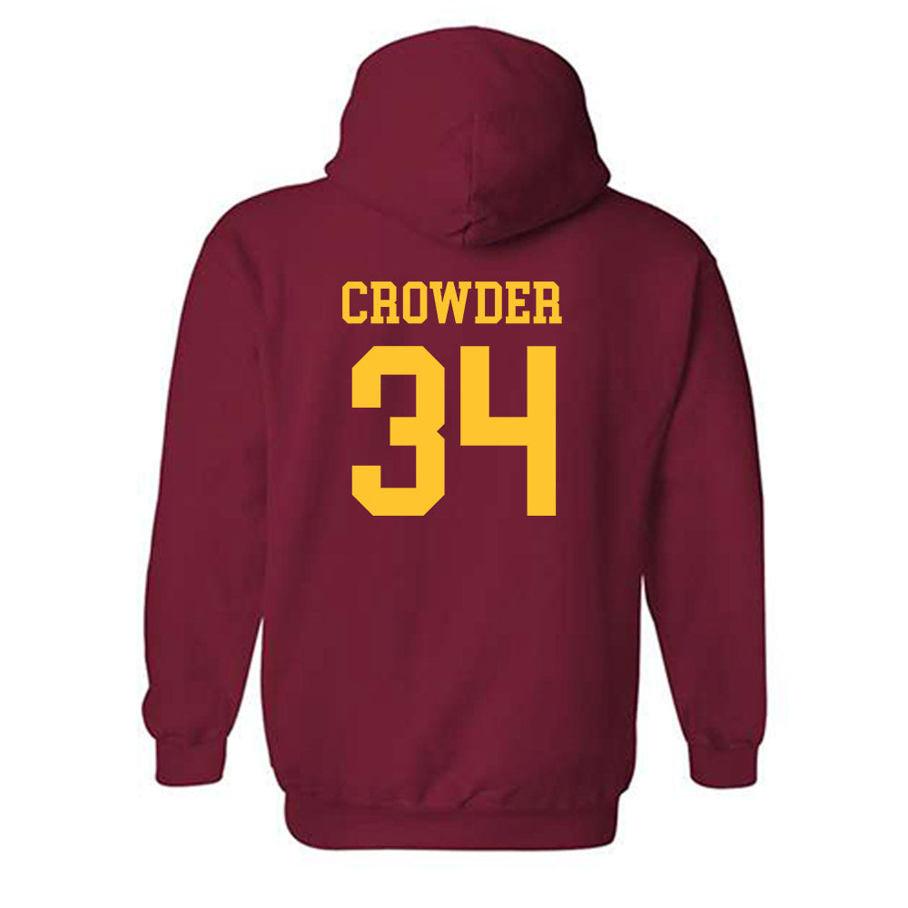 USC - NCAA Football : Jayden Crowder - Classic Shersey Hooded Sweatshirt-1