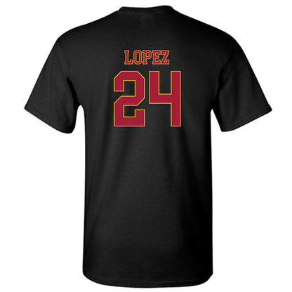 USC - NCAA Baseball : Augie Lopez - T-Shirt-1