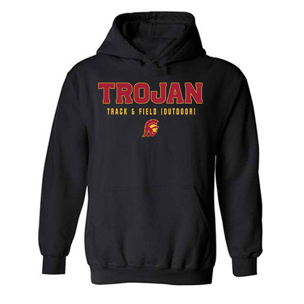 USC - NCAA Women's Track & Field : Ahnyx bush - Hooded Sweatshirt-0
