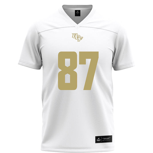 Central Florida - NCAA Football : Brooks Hall - White Football Jersey-0
