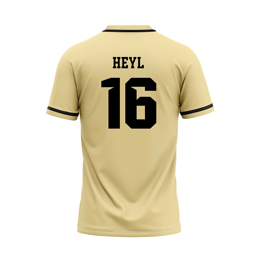 Central Florida - NCAA Baseball : Matthew Heyl - Gold Baseball Jersey-1