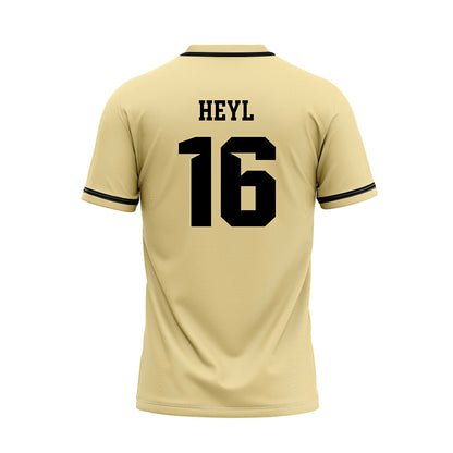 Central Florida - NCAA Baseball : Matthew Heyl - Gold Baseball Jersey-1