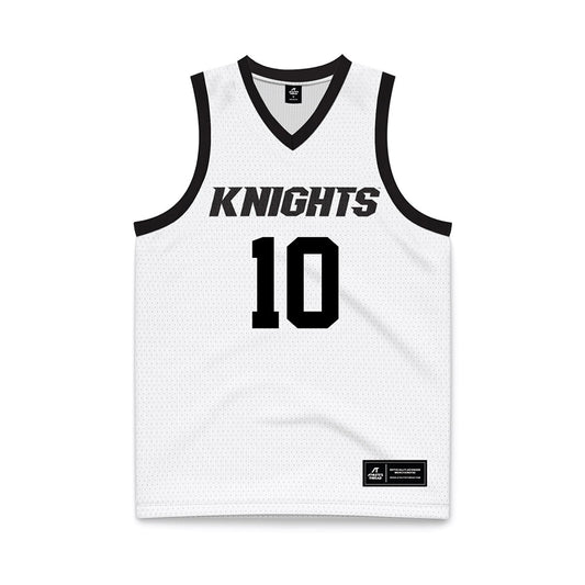 Central Florida - NCAA Women's Basketball : Vittoria Blasigh - White Basketball Jersey-0