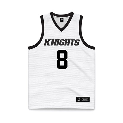 Central Florida - NCAA Women's Basketball : Khyala Ngodu - White Basketball Jersey-0