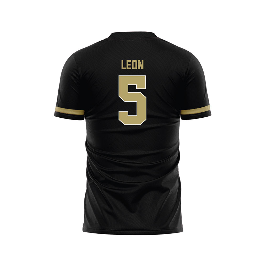 Central Florida - NCAA Women's Soccer : Natalie Leon - Black Soccer Jersey-1