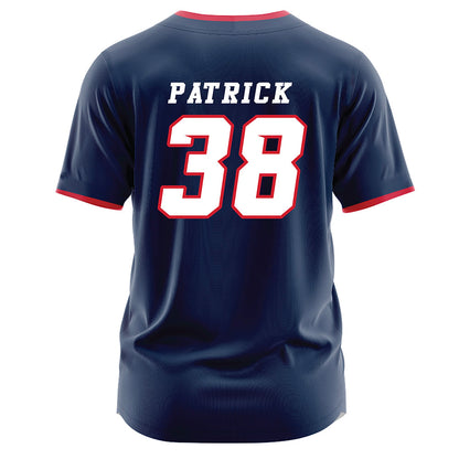 Fresno State - NCAA Baseball : Tyler Patrick - Navy Jersey