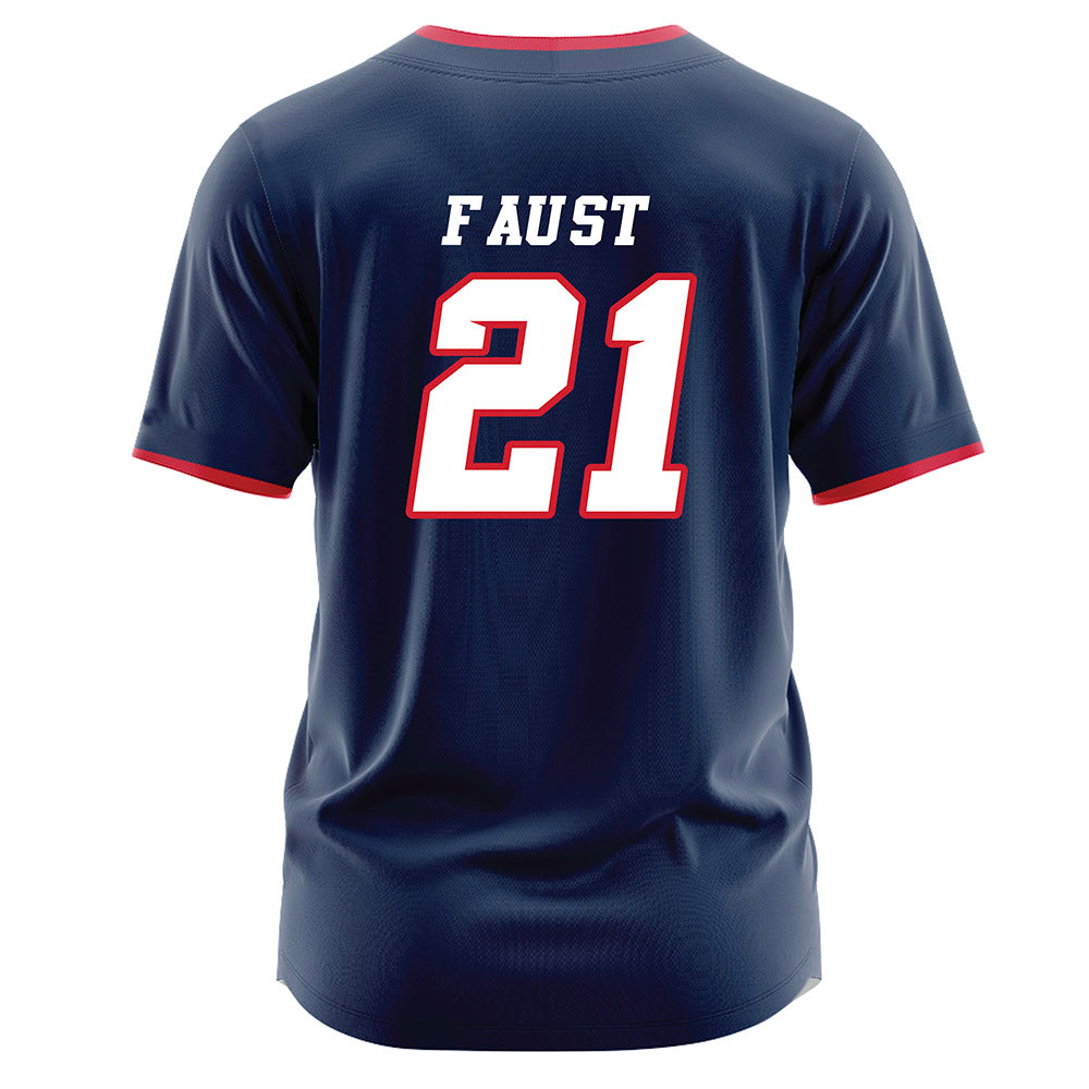 Fresno State - NCAA Baseball : Owen Faust - Navy Jersey-1