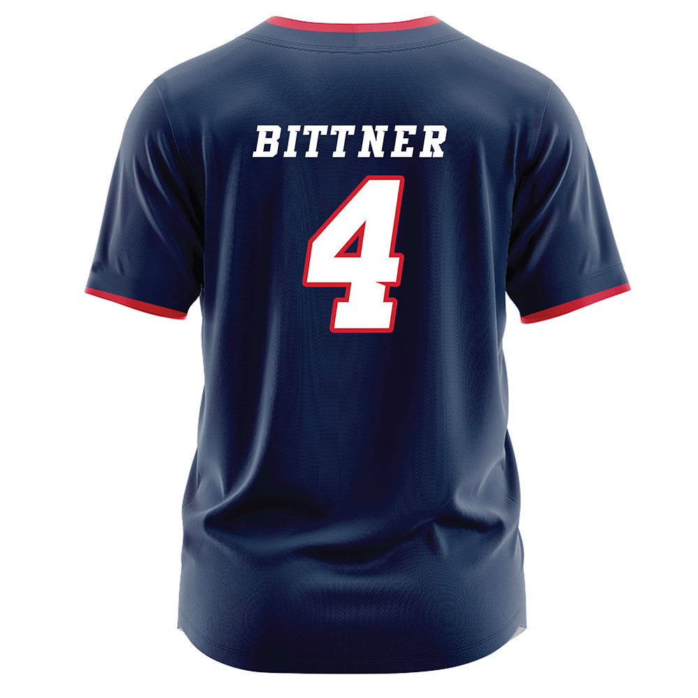 Fresno State - NCAA Baseball : Kyler Bittner - Navy Jersey-1