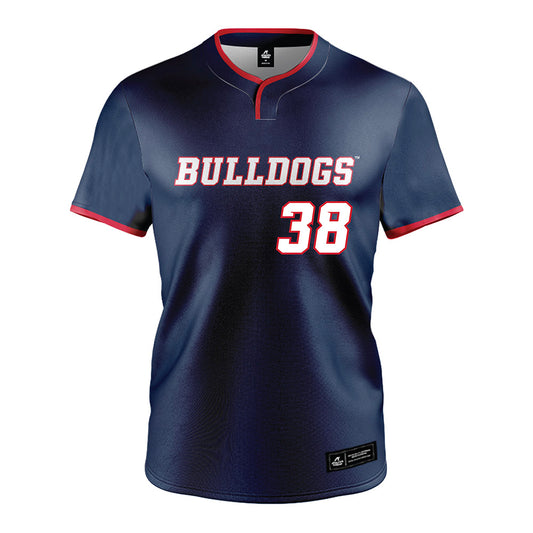 Fresno State - NCAA Baseball : Tyler Patrick - Navy Jersey