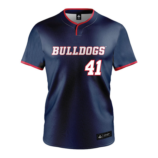 Fresno State - NCAA Baseball : Weston Thornbury - Navy Jersey-0