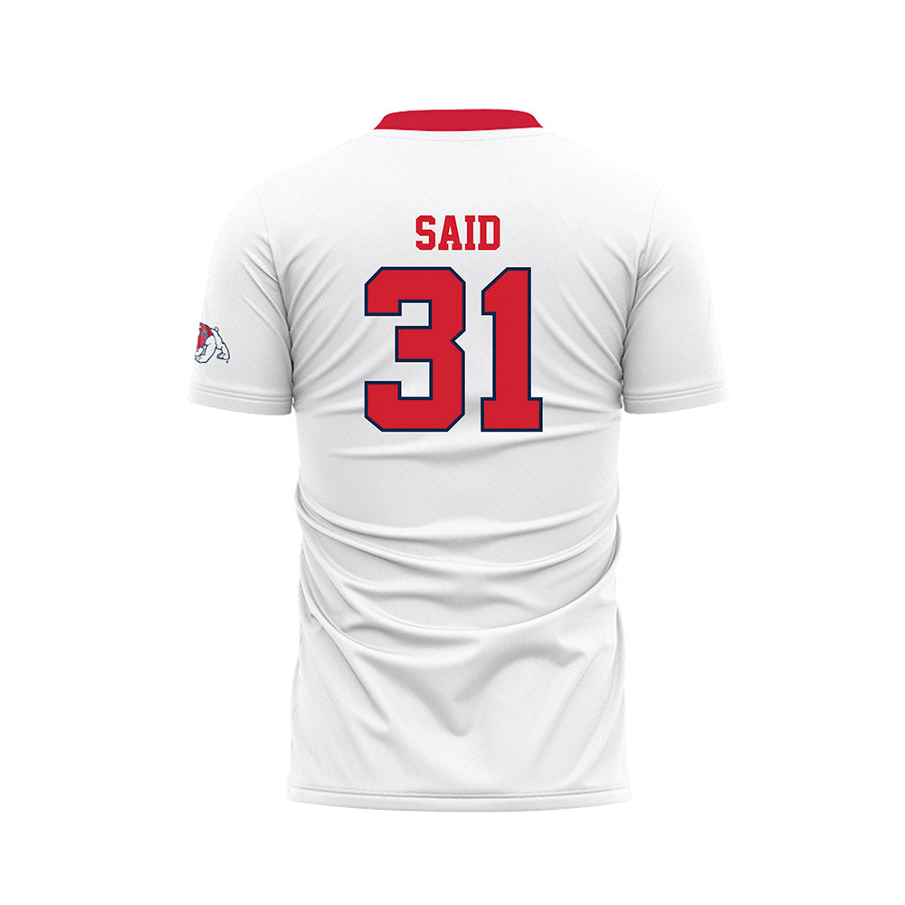 Fresno State - NCAA Women's Soccer : Jinan Said - White Soccer Jersey-1