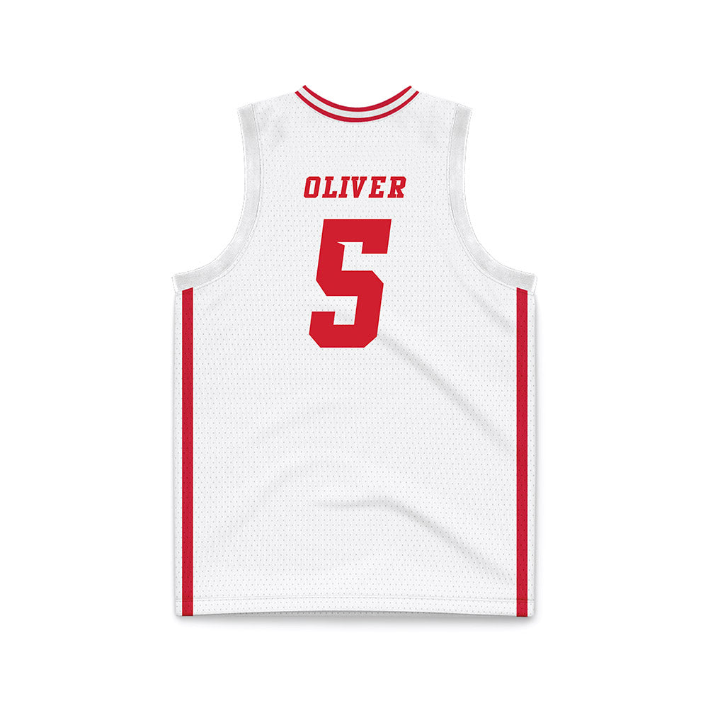 Fresno State - NCAA Women's Basketball : Aloni Oliver - White Basketball Jersey