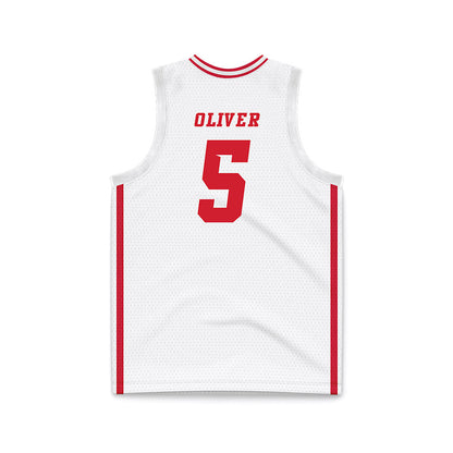 Fresno State - NCAA Women's Basketball : Aloni Oliver - White Basketball Jersey